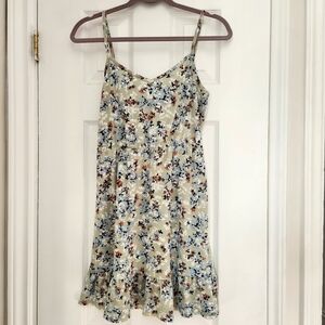 Z/C Signature Green Floral Mini Dress – Size Small